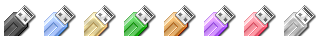 USB Memory Icons